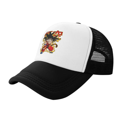 Men Women Kid Goku Rage Dragon Ball Z Trucker Caps Mesh Baseball Caps Snapback Caps Hats Sun Hats Adjustable Golf Hats Spring, produit gaming premium Fraquane