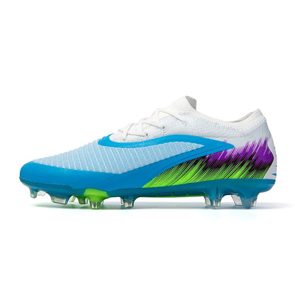 Nuove scarpe da calcio da uomo per partita e allenamento, tacchetti antiscivolo con tacchetti lunghi FG, ultraleggere da outdoor, sneaker, dropshipping