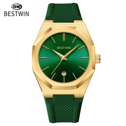 Luxury Quartz Wristwatch Silicone Strap reloj hombre Sport Watch for Man Fashion Date Original Waterproof Clock