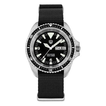 Watchdives WD1980 V3 Watch Vintage VH31 Quartz Movement Stainless Steel Watches Luminous K1 10Bar Waterproof Wristwatch