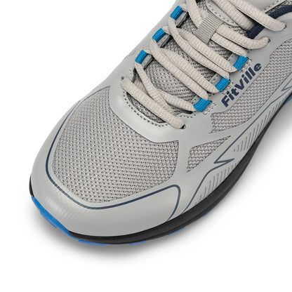 FitVille-Chaussures de course sur sentier coordonnantes pour hommes, baskets pour hommes, extra larges, légères, pieds enflés, soutien de la voûte plantaire, oto Instituts