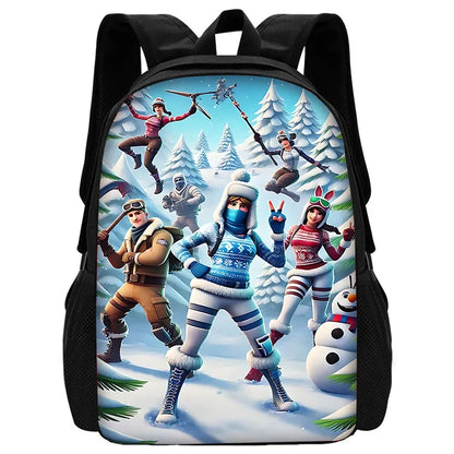 Hot Game Shooting Fortnite Kids Backpacks Boys and Girls Student Birthday Gift Child School Bag Unisex Camping Durable Rucksack