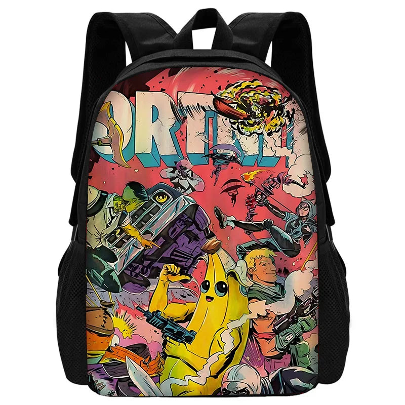 Hot Game Fortnite Kids Backpacks Boys and Girls Student Birthday Gift Child School Bags Unisex Camping Durable Rucksack