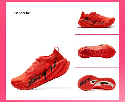 BMAI 42km Marathon Running Shoes Men Women Luxury Carbon Plate Trainers for Woman Cushion Sneakers Breathable Men's Sports Shoes
