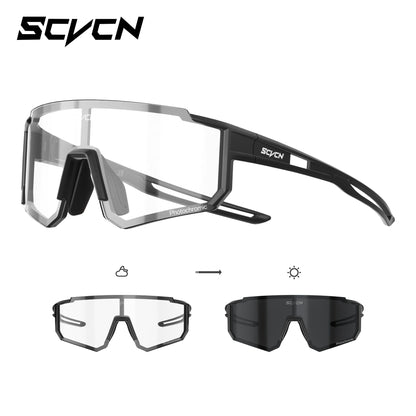 SCVCN Girls Sports Sunglasses Kids Cycling Glasses Photochromic UV400 Boys Baseball Outdoor Eyewear Running Hiking Sunglasses