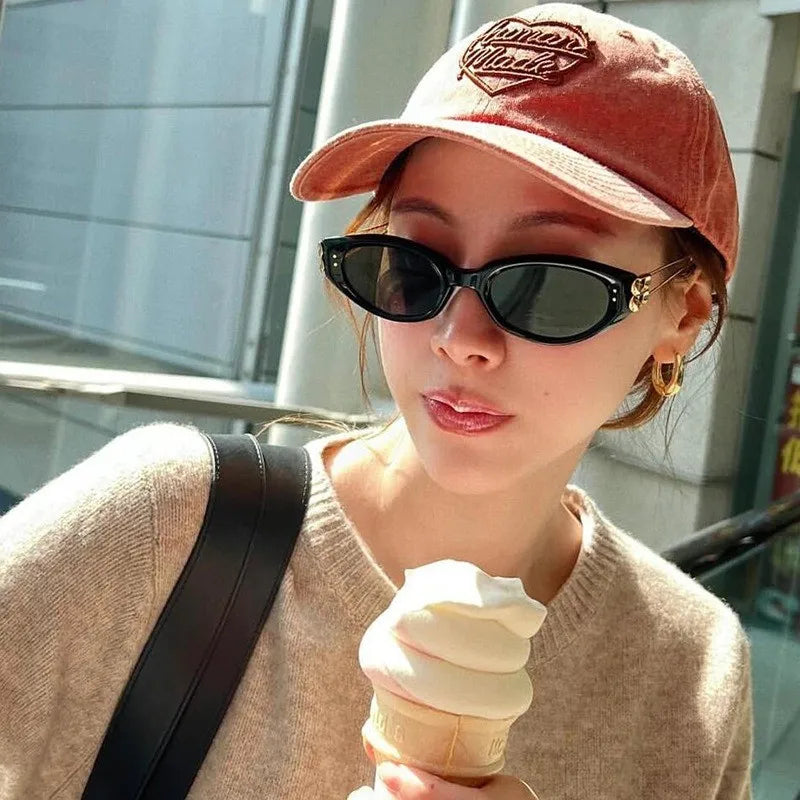 Korean Ins Trend Sunglasses for Men Polarized Shades Aesthetic Shades for Women
