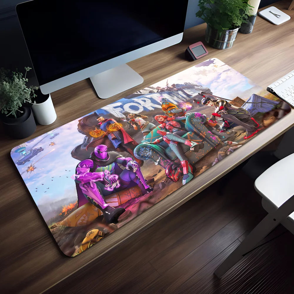 Mouse Pad Non-slip Game Lockedge Office Student Gaming Survival Thickened Large Writing F-FORTNITE Shooting Cushion Mouse Pad