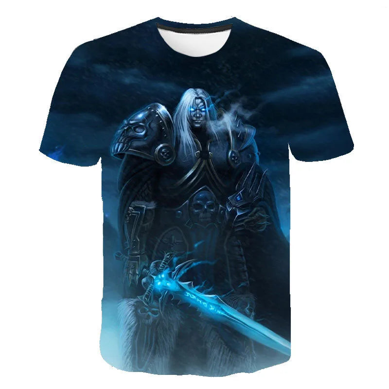 New Game World Of Warcraft 3D Printed T-shirt Men Women Fashion Streetwear O-Neck T Shirt Harajuku Oversized Tees Tops