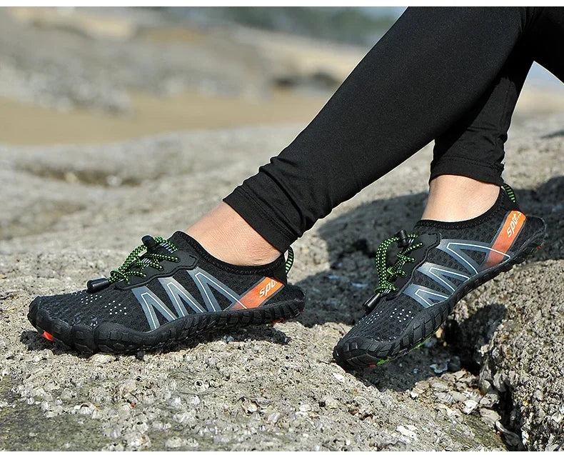 Men Wading Shoes Women Swimming Shoes Sneakers Barefoot Beach Sandals Upstream Aqua Shoes Quick-Dry Sea Diving Gym Water Shoes