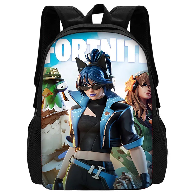 Classic Game Fortnite Kids Backpacks for Boys and Girls Student Birthday Gift Child School Bags Unisex Camping Durable Rucksack