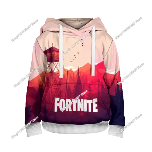 Game Fortnite Cosplay Hoodies Children's Adult Unisex Sweatshirt Pullover Hoodies Coat Casual Uniforms Halloween Outfits