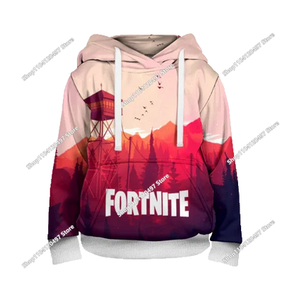Game Fortnite Cosplay Hoodies Children's Adult Unisex Sweatshirt Pullover Hoodies Coat Casual Uniforms Halloween Outfits