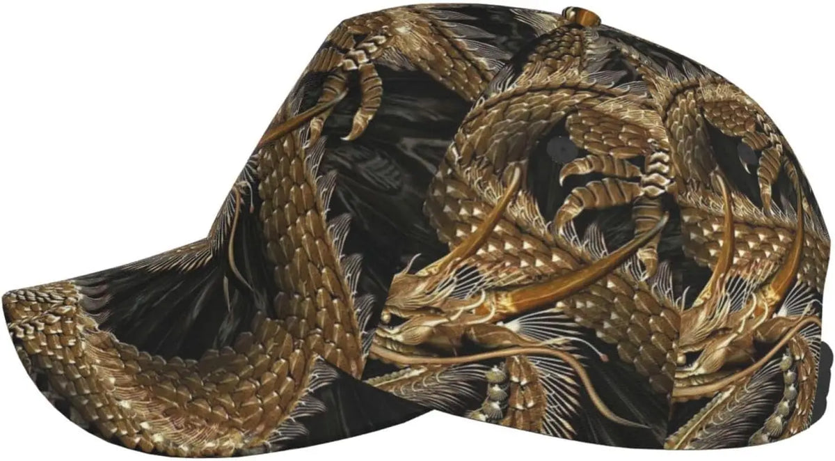 Șapcă Dragon Snapback pentru bărbați, șepci de baseball, pălărie de soare pentru bărbați, șapcă Trucker ajustabilă și stilată pentru femei și bărbați