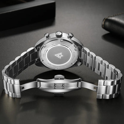 CADISEN 2024 New Men's Watches Quartz Business Watches Japan VD53 Men's Clock Top Brand Luxury Watch Men's Chronograph Watch