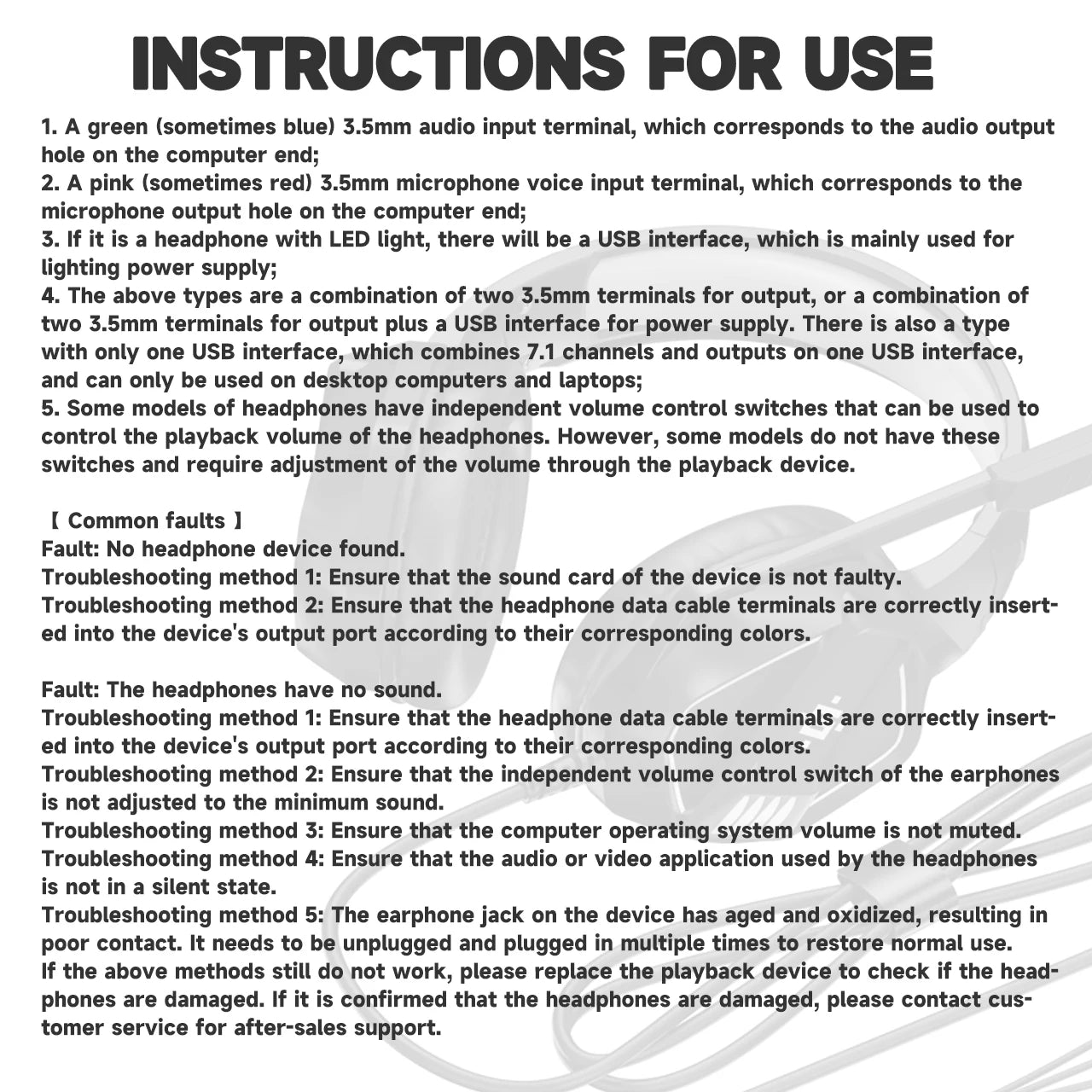 H21 wired headphones gaming, computer, music Fits online courses, conferences, birthdays. Works with PS4/PS5/Xbox/Switch/