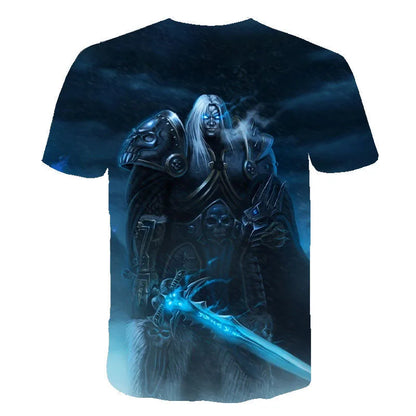 New Game World Of Warcraft 3D Printed T-shirt Men Women Fashion Streetwear O-Neck T Shirt Harajuku Oversized Tees Tops