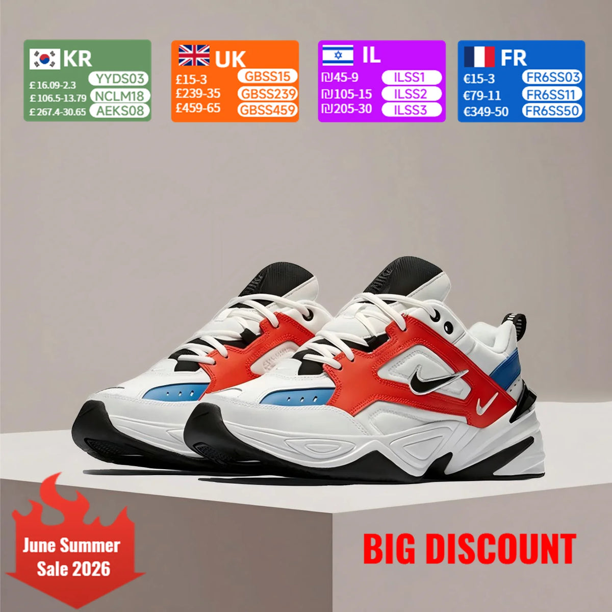 Nike M2K TEKNO Retro otporne na klizanje, izdržljive, svestrane, podstavljene tenisice za muškarce, sportske tenisice AV4789-100