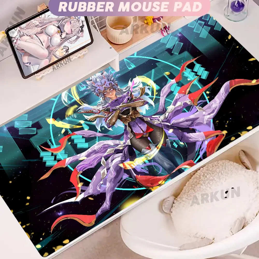 Fashion Large FPS 900x400 Anime Gaming Girl Overwatch Laptop Office Rubber Soft Desk Mat Gaming Mousepad XXL