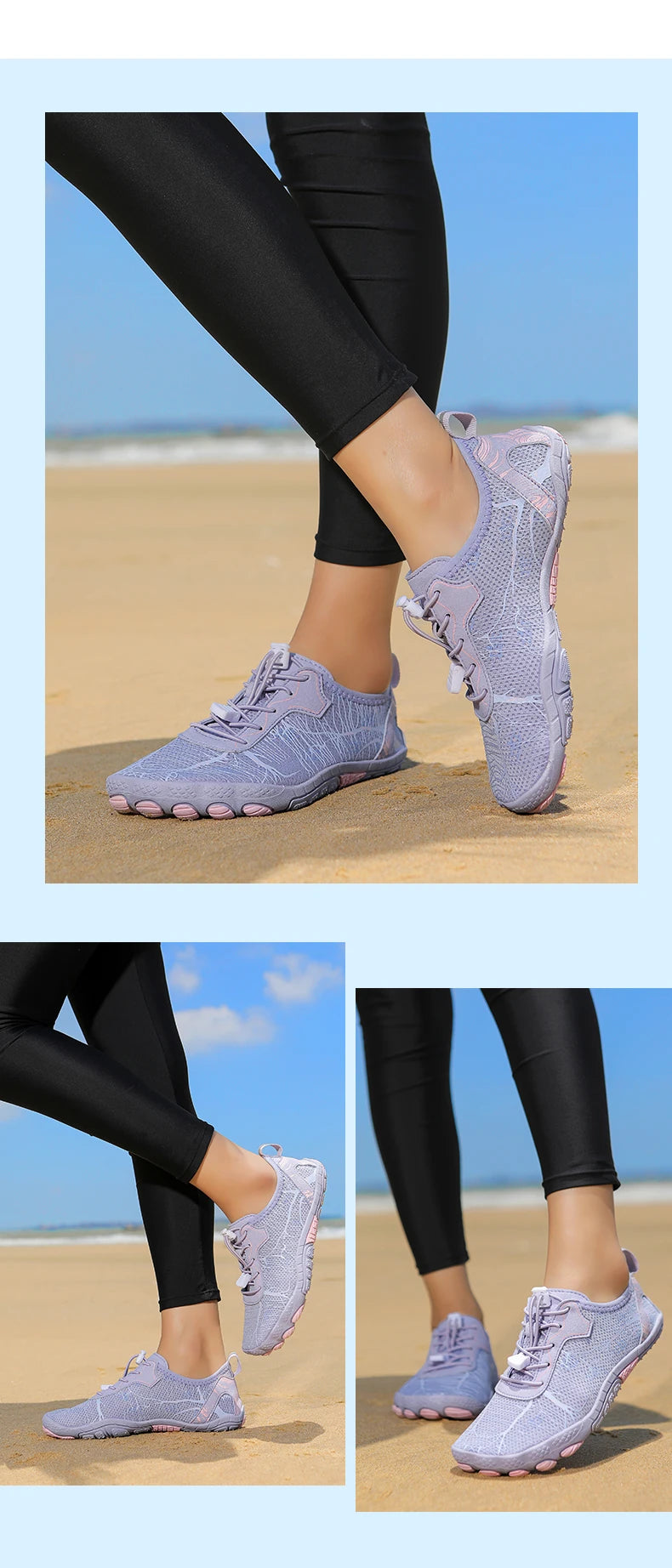Barefoot Shoes Men and Women Outdoor Beach Shoes Quick-Drying Non-Slip Shoes, Water Sports Indoor Fitness Shoes, Sports Shoes