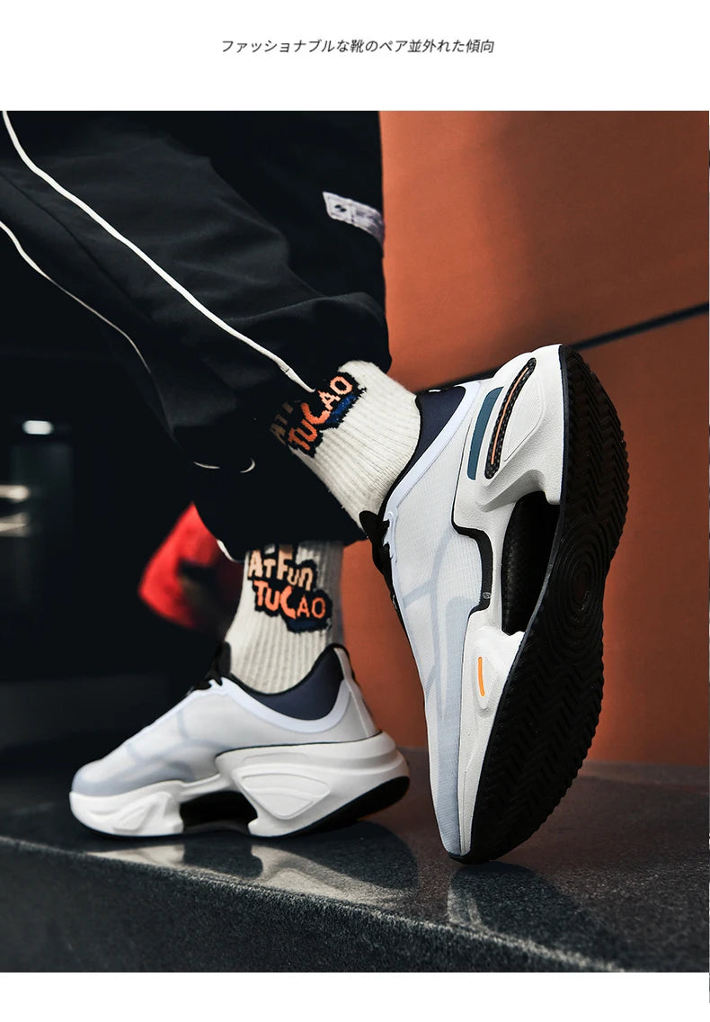 2026 New Men Sports Breathable Lightweight Comfortable Athletic Non-Skid Sneakers Daily Leisure Shopping Walking Marathon Shoes