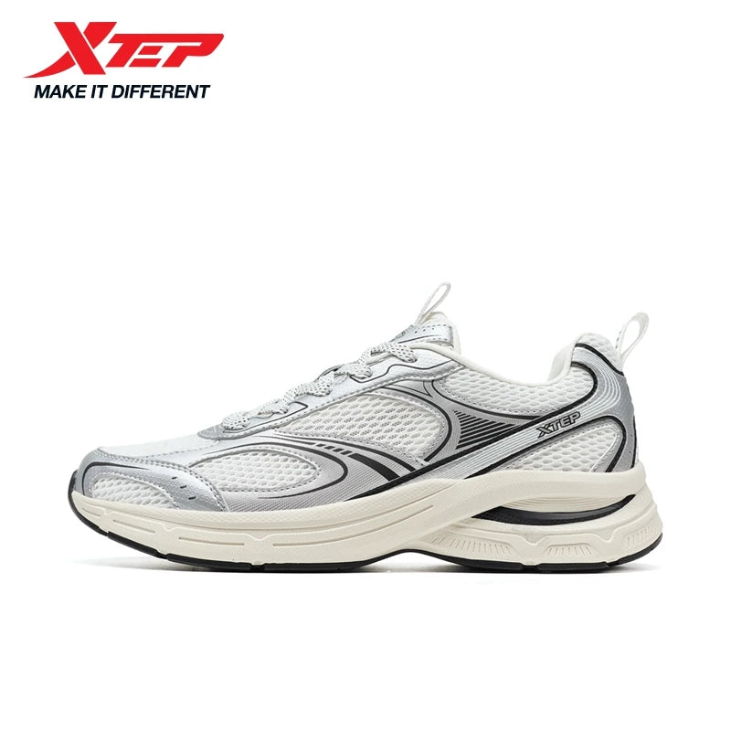 Xtep Y2K casual sneakers voor heren, comfortabele retro lichtgewicht hardloop- en sportschoenen voor koppels, winter, 874219320004