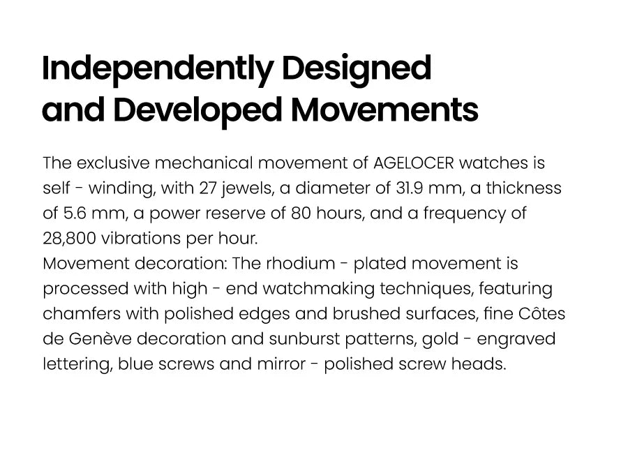 AGELOCER Original Baikal Watch Men's Big Calendar Business Formal Automatic Mechanical Watch Birthday Gift for Men