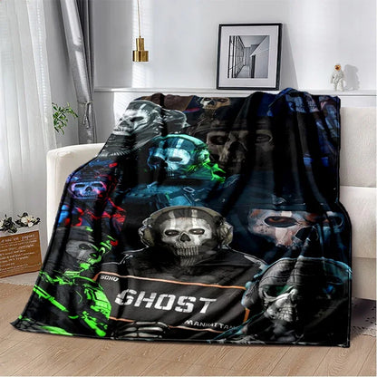 29 Style New Call of Duty COD Ghost Simon Gun Games Blanket,Soft Throw Blanket for Home Bedroom Bed Sofa Travel Cover Kids Gift