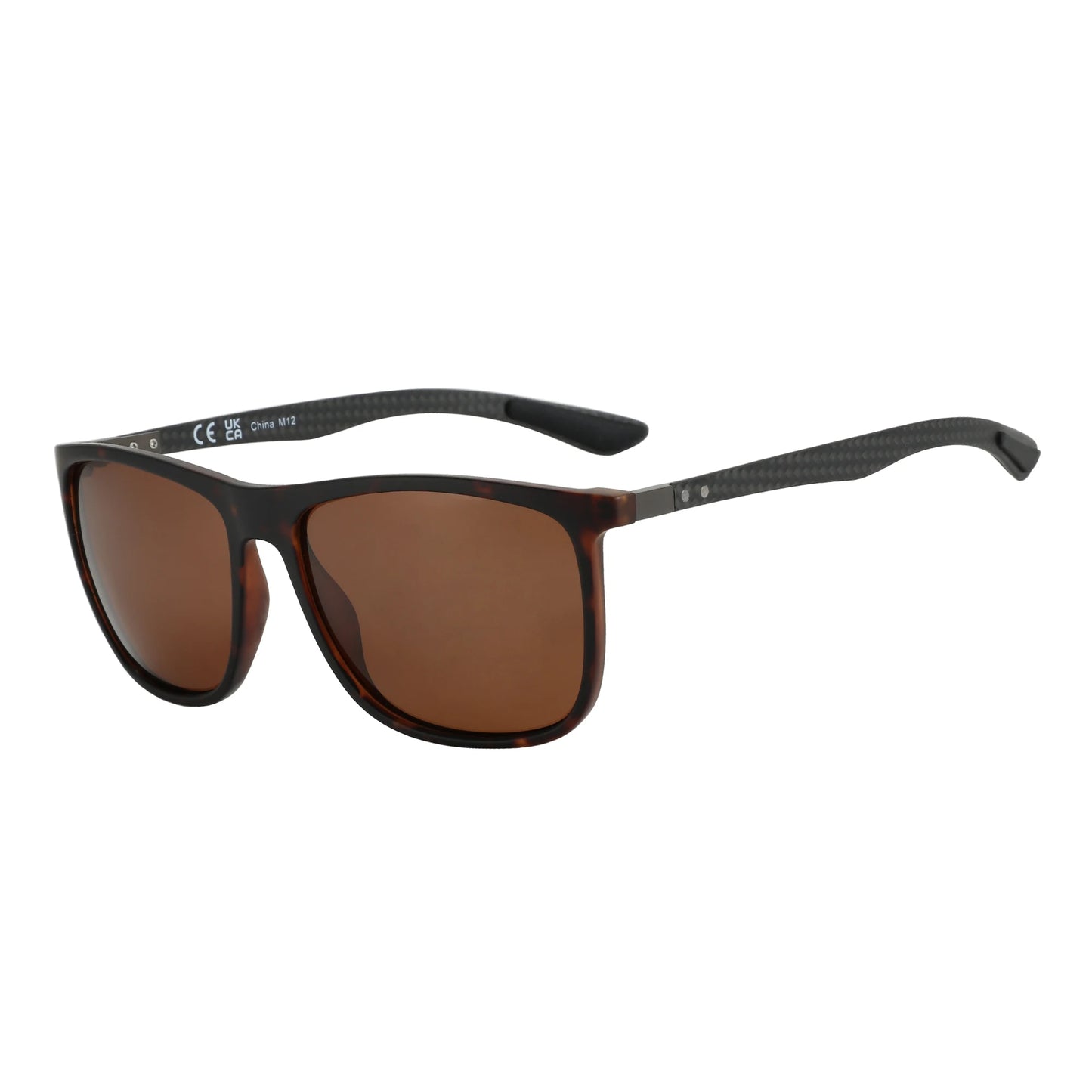 ZENOTTIC New Square Polarized Sunglasses for Men Ultralight Carbon Fiber Sun Glasses Driving Fishing Golf Sport UV400 Protection
