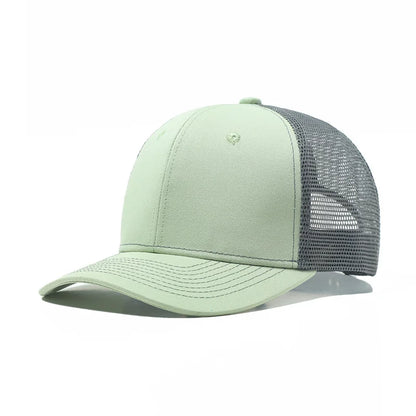 Hot Sale Summer Mesh Baseball Cap Men Women Slight Curved Snapback Trucker Hat Unisex Casual Outdoor Breathable Dad Cap Gorras