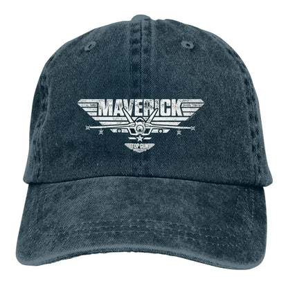 Daugiaspalvė kepurė su snapeliu vyrams ir moterims, kaubojaus kepurė „Top Gun Maverick“ su „Jet“ logotipu centre, beisbolo kepurės su individualizuotu snapeliu, apsauginės kepurės
