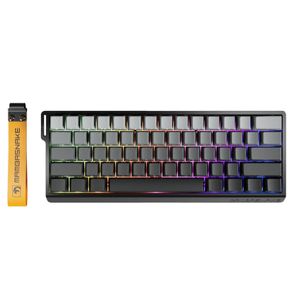ATTACK SHARK x MAMBASNAKE X60 HE 8K Rapid Trigger Keyboard Magnetic Switch, Tri-Mode Connection, 0.01mm Rapid Trigger Accuracy