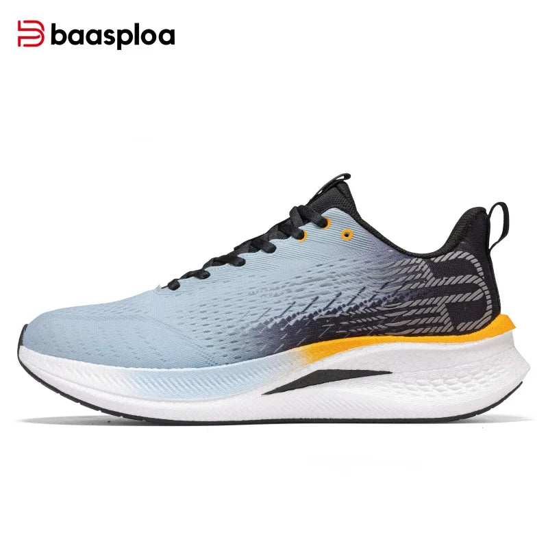 Pantofi de alergare Baasploa pentru bărbați, cu placă de carbon, amortizare profesională, antiderapant, adidași casual pentru femei, respirabili, pentru jogging și sport