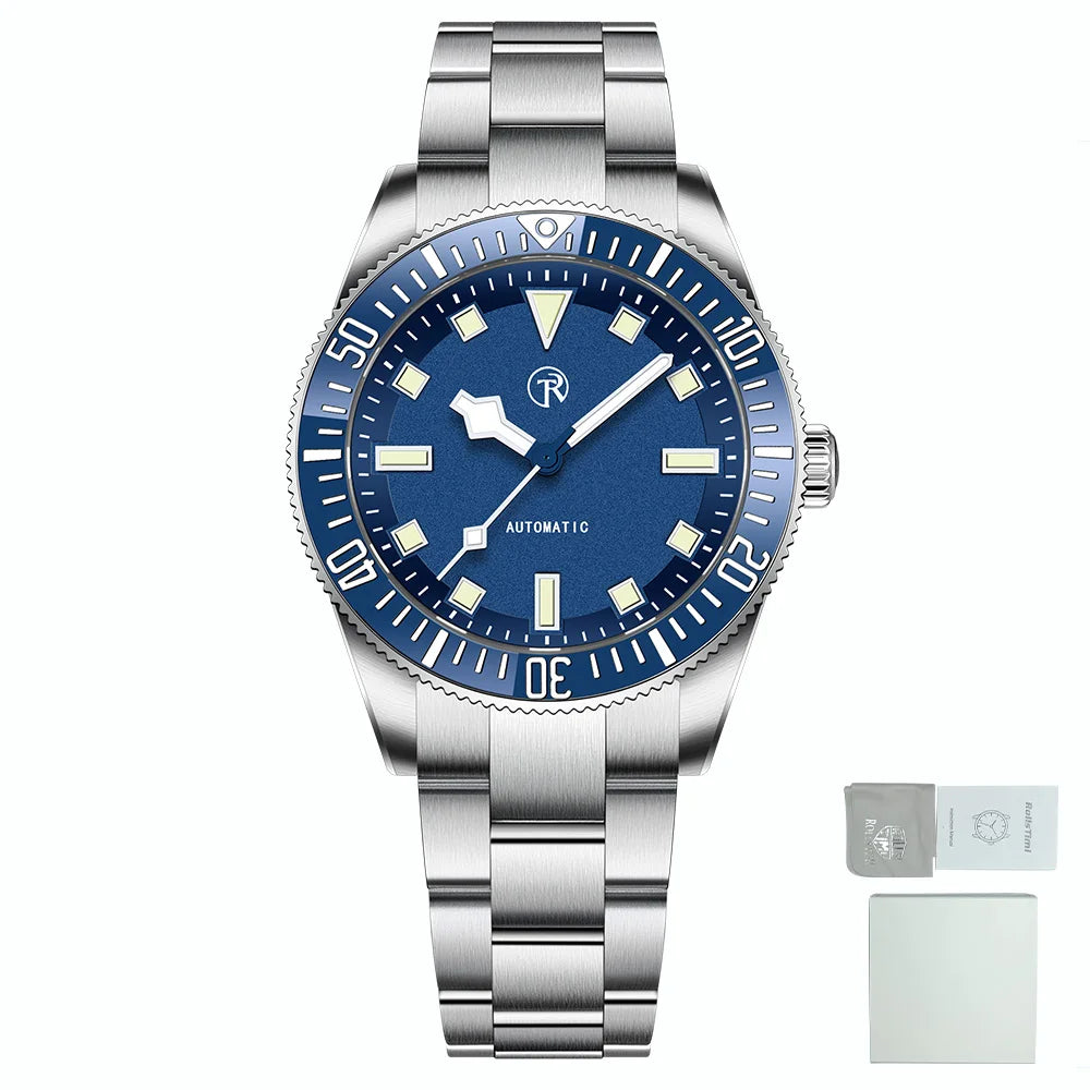 2026RollsTimi Men's Watches Men's Mechanical Watches Stainless Steel Waterproof Sports Automatic Watches Men's Gift Box Luminous
