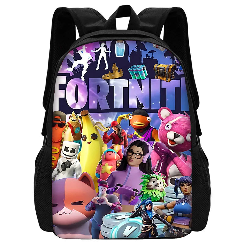 Classic Game Fortnite Kids Backpacks Boys and Girls Student Birthday Gift Child School Bags Unisex Camping Durable Rucksack