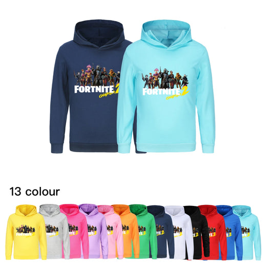 Fortnite Hoodie Kids Baby Cartoon Clothing Unisex Boys Long Sleeve Hooded Sweatshirts Youth Girls Casual Coats 1007