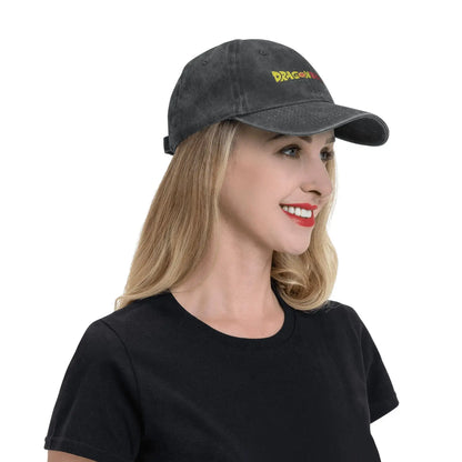 Produit gaming premium Fraquane, Dragon Ball Z Baseball Caps Classic Distressed Washed Headwear Men Women Outdoor Workouts Unstructured Soft Hats Cap, luxe
