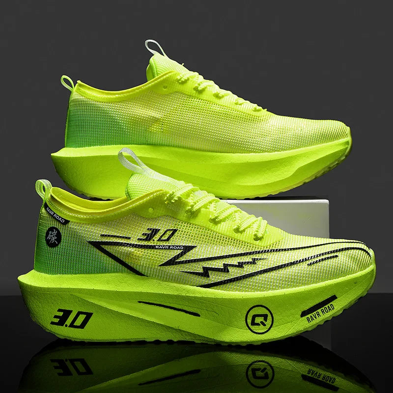 Running Shoes Specialty Men Marathon Sports Carbon Plate Breathable Ultralight Women Comfortable Athletic Cushion Stability Sneakers