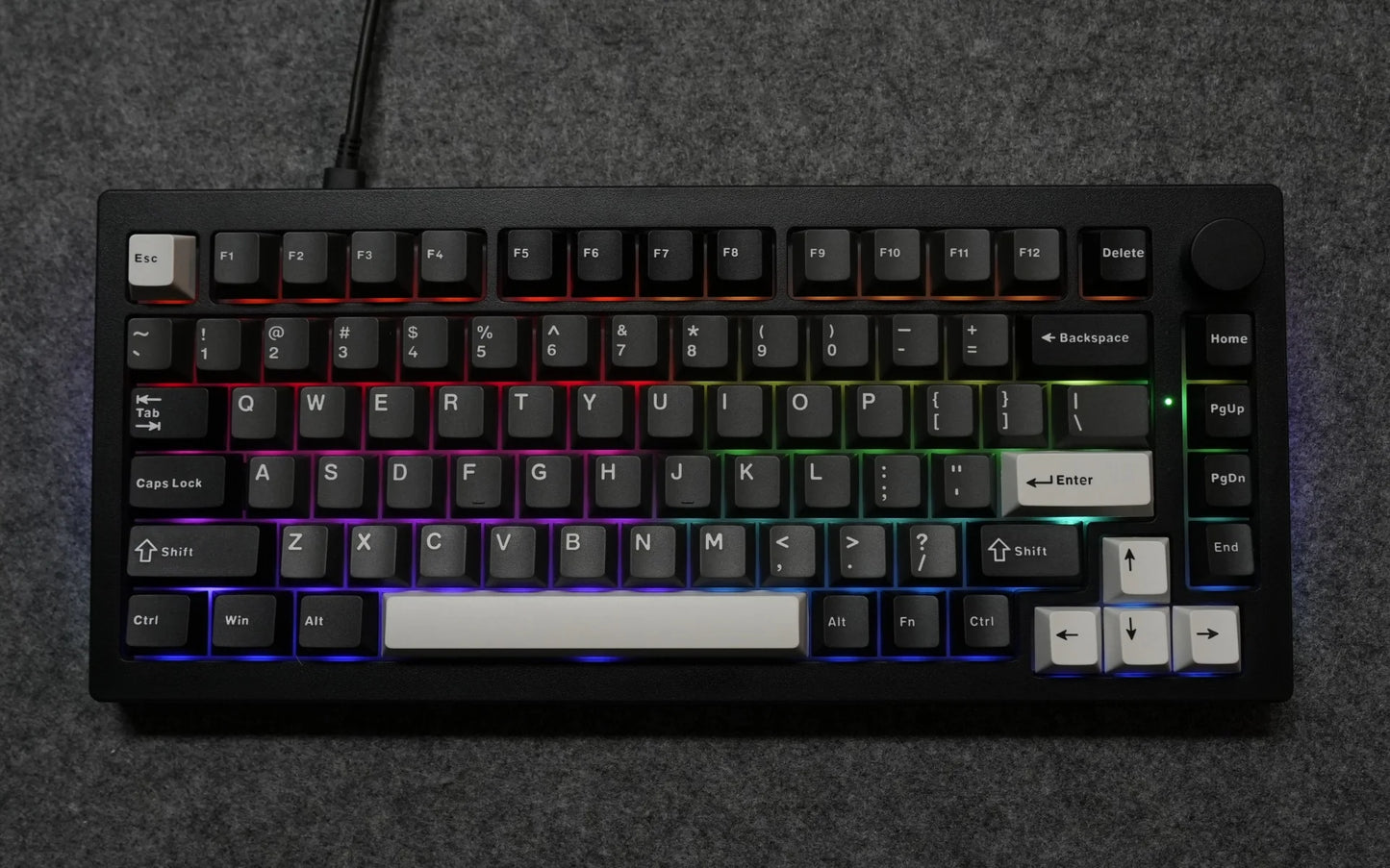 Akko 5075 V3 Keyboard 75% ANSI-US With Volume Hot-swappable RGB USB Type-C/2.4g&BT5.0 Tri-mode Custom Gaming Mechanical Keyboard