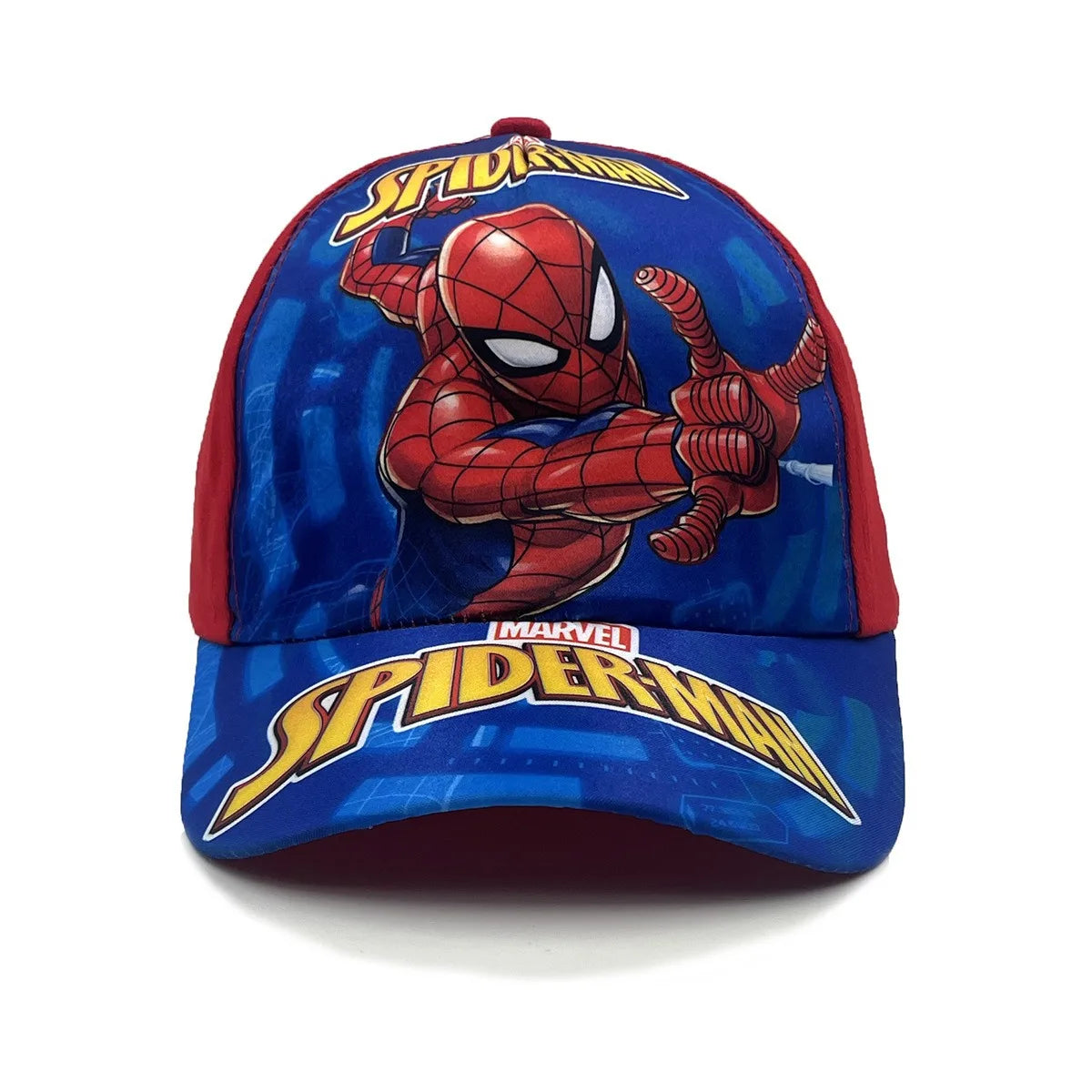 Marvel Spider-Man Anime Figure Baseball Cap Kid’s Cartoon Peaked Cap Cotton Polyester Headwear Four Seasons Sun Protection Gifts