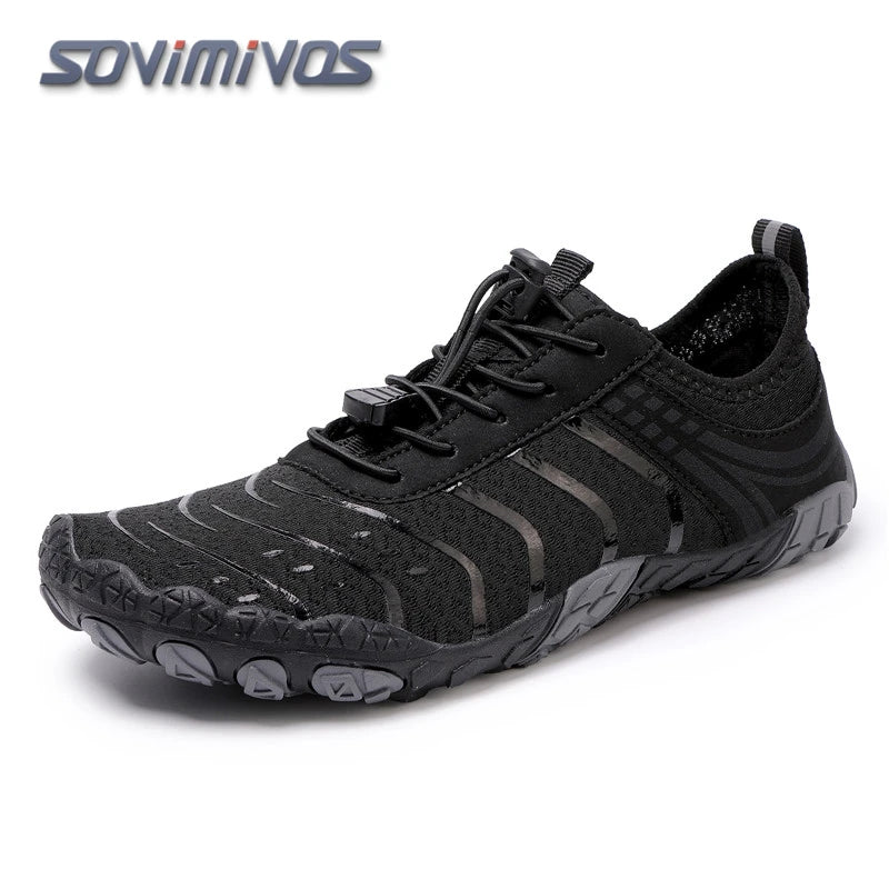 Men's Trail Running Shoes, Lightweight Athletic Zero Drop Barefoot Shoes Non-Slip Outdoor Walking Minimalist Shoes for Women