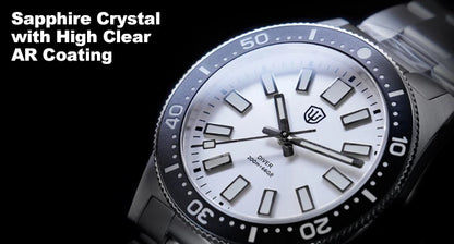 Watchdives Wd1965 V2 Fashion Quartz Wristwatches Vh31 Sapphire Man Watches Luxury Stainless Steel 200M Waterproof Diver Watch