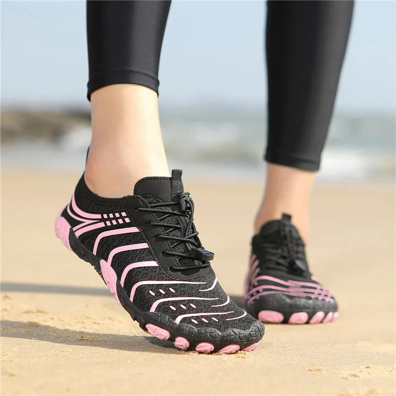 Pantofi de plajă „Barefoot Beach” pentru bărbați și femei, pantofi de apă de vară cu uscare rapidă, adidași pentru mers în apă în aer liber, pantofi ușori pentru sporturi acvatice