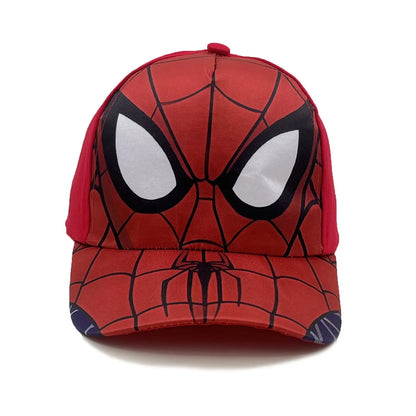 Marvel Spider-Man Anime Figure Baseball Cap Kid’s Cartoon Peaked Cap Cotton Polyester Headwear Four Seasons Sun Protection Gifts