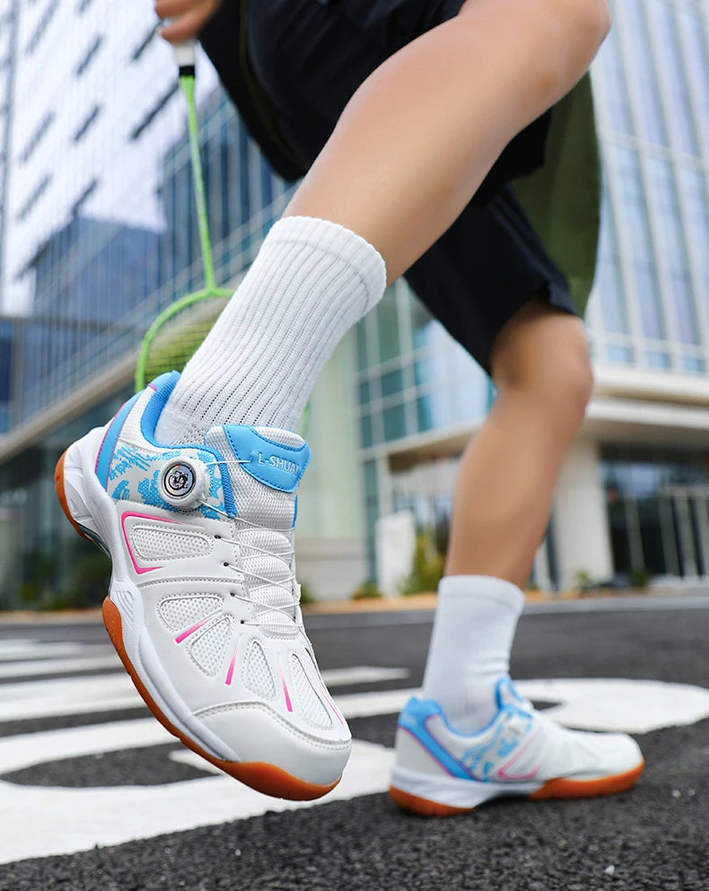 Pantofi de badminton pentru bărbați, pantofi de volei antiderapanti, adidași de antrenament, pantofi de tenis de masă rezistenți la uzură pentru femei, pentru activități în aer liber