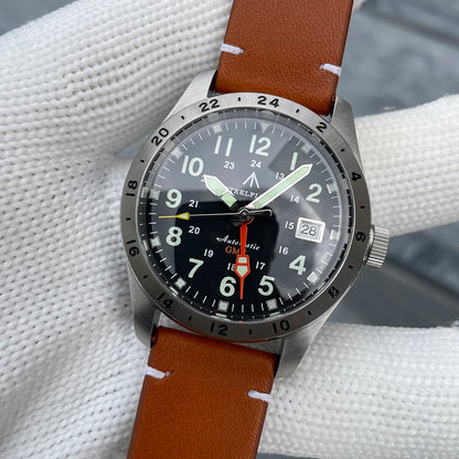 STEELFLIER Official SF792 GMT Mechanical Wristwatch, NH34 Movement, Super BGW9 C3 Luminous, 200M Waterproof Luxury Dive Watch