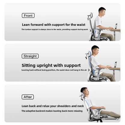 Multifunktionaler Bürostuhl Computerstuhl Relaxsessel Schlafstuhl Ergonomischer Stuhl Drehstuhl E-Sports-Stuhl