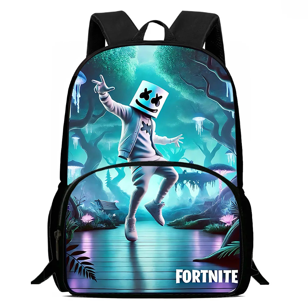 Hot Game Child Backpacks Lunch Bag Pencil Case Pupil Large Capacity School Bags Design-Fortnite For Boy Girl Best Gift