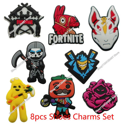 8Pcs/Set 10cm Fortnite Toys Action Figure Model Game Battle Royale Cool Toy Doll Kids Boys Fun Birthday Xmas Gift
