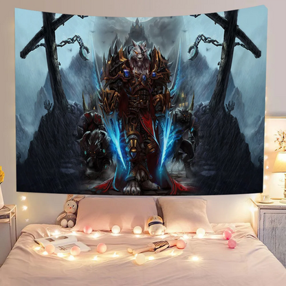 Game World of Warcraft Colorful Flag Wall Hanging Bohemian Wall Banner Mandala Indoor Art Decor