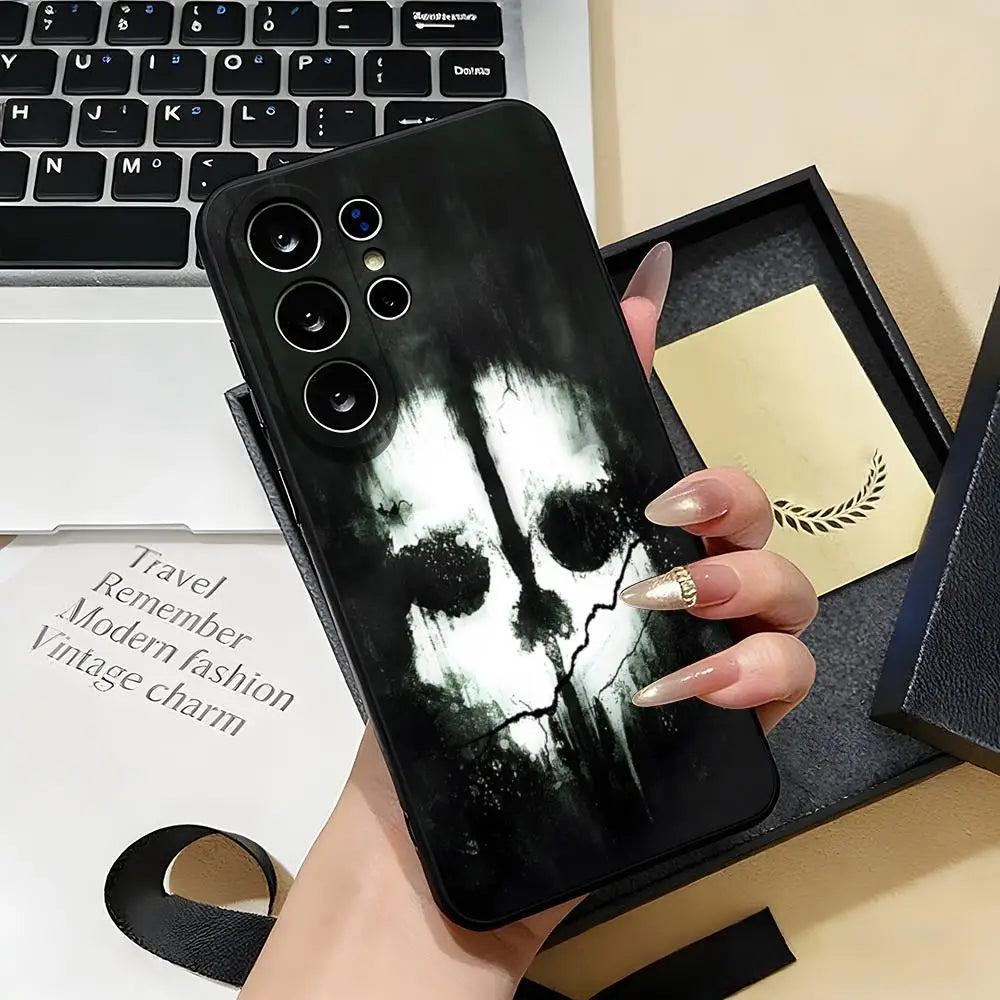 COD Call Of Duty G-Ghosts Phone Case For Samsung S26 S25 S24 FE S23 S22 S21 Plus S20 Ultra Note20Ultra Black Soft Shell